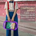 thumbnail image 6 of SUPNICE Kids Case for iPad 9.7 2018/2017- Light Weight Shockproof Handle Stand Case Cover with Shoulder Strap Lanyard for iPad 9.7 2018/2017/iPad Air/iPad Air 2 - Purple, 6 of 9