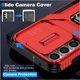 thumbnail image 5 of Funda para GANGXUN Samsung Galaxy S23 FE - Soporte metálico, Función magnética, Rojo, 5 of 5