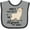 Heather and Black, variant on Inktastic Mimi's You Say Alpaca My Bags Boys or Girls Baby Bib