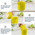 thumbnail image 4 of Bonison French Butter Crock for Spreadable Soft Butter, Ceramic Butter Keeper for Counter,Large Capacity Butter Holder With Knife, Housewarming Gift Indoor Home Kitchen Decor (Yellow), 4 of 6