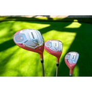 Precise M8 Ladies 15 Piece Right Hand Complete Golf Clubs Package Set – Ladies Flex Graphite Shafts – Regular Petite Size Available