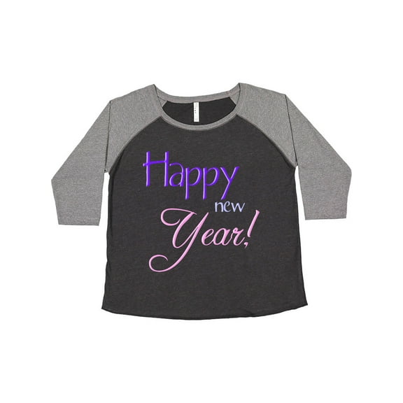 Inktastic Happy New Year Colorful Women's Plus Size T-Shirt