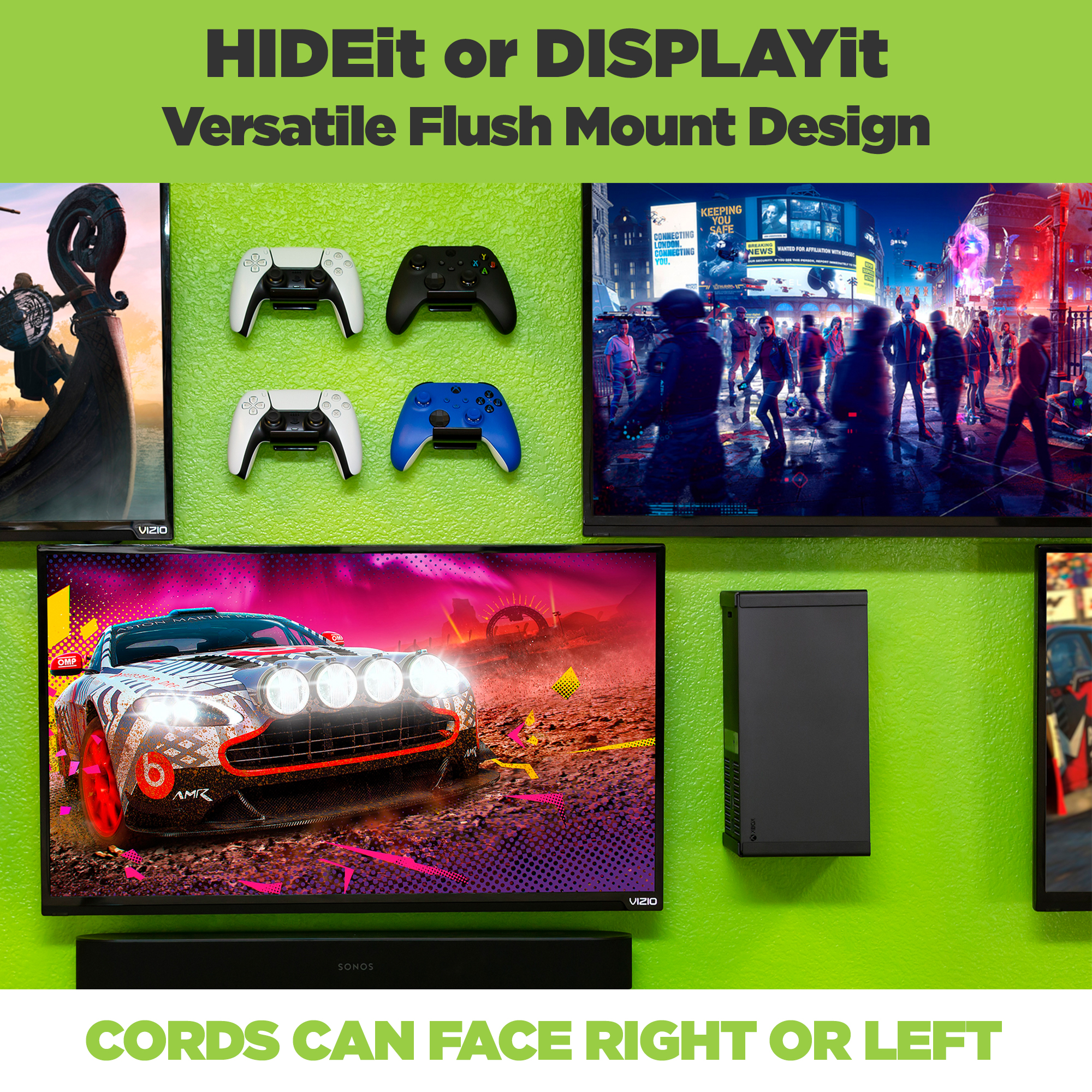 Buy HIDEit Xbox Series X Wall Mount Pro Bundle Xbox Wall Mounts for Xbox Series X & Controller