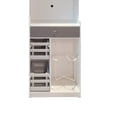 thumbnail image 4 of Mueble Organizador Alacena Cocina Vitrina Puertas Cajones Blanco con Gris, 4 of 5