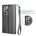 thumbnail image 6 of Galaxy Note 20 Wallet Case, Galaxy Note 20 5G 2020 PU Leather Cases, Njjex [Kickstand] Luxury PU Leather Wallet Case Flip Folio Cover [Card Slots] [Wrist Strap], 6 of 7