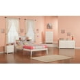 thumbnail image 2 of AFI Newport Full Solid Wood Platform Bed with Storage Headboard in White, 2 of 7