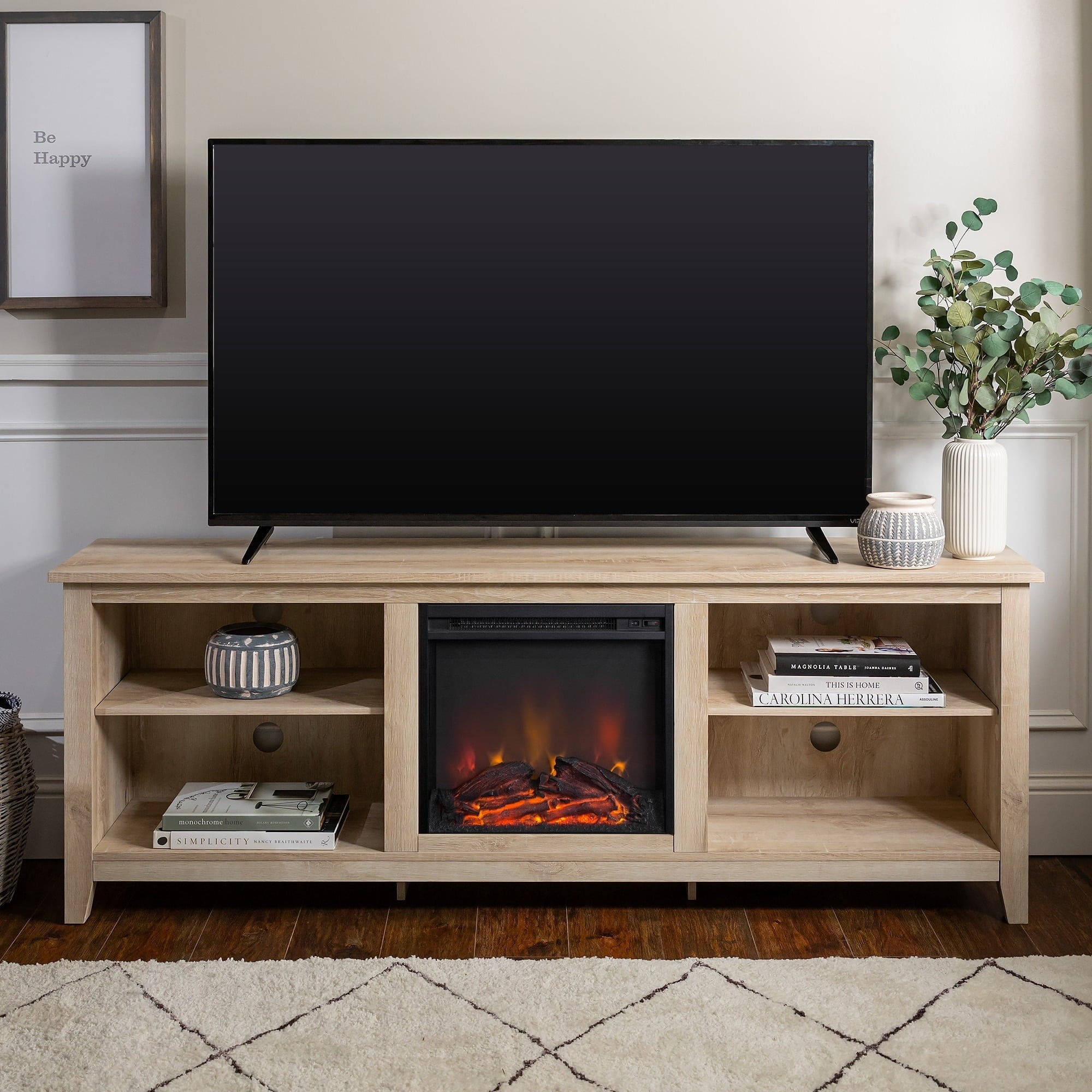 Middlebrook Designs 70inch Fireplace TV Console with Adjustable