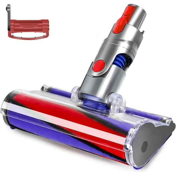 Aorsher Soft Roller Vacuum Cleaner Head Compatible with Dyson V10,V11 Cordless Vacuum Cleaners, Fluffy Head Replacement Suitable for Hardwood,Vinyl Floor