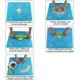 thumbnail image 4 of Set of 4 mini silicone pastry rollers, children's pastry roller with wooden handle, 4 of 5