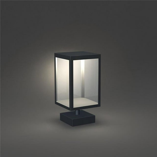 Access Lighting 20083LED-BL-CLR 15 in. Reveal LED Outdoor Pier Mount - Black