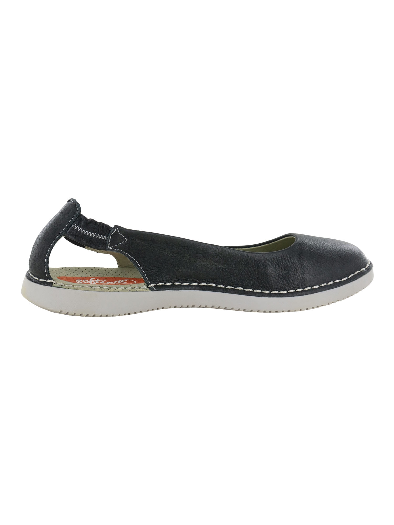 Softinos Womens TOR Leather On Shoes, Black, 37 EU - Walmart.com
