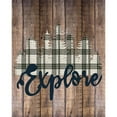 thumbnail image 3 of Allen, Kimberly 12x14 Black Modern Framed Museum Art Print Titled - Explore Woods 2, 3 of 5