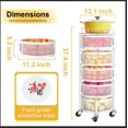 thumbnail image 2 of Cesta giratoria SNTD de 5 niveles para frutas y verduras, 2 of 8