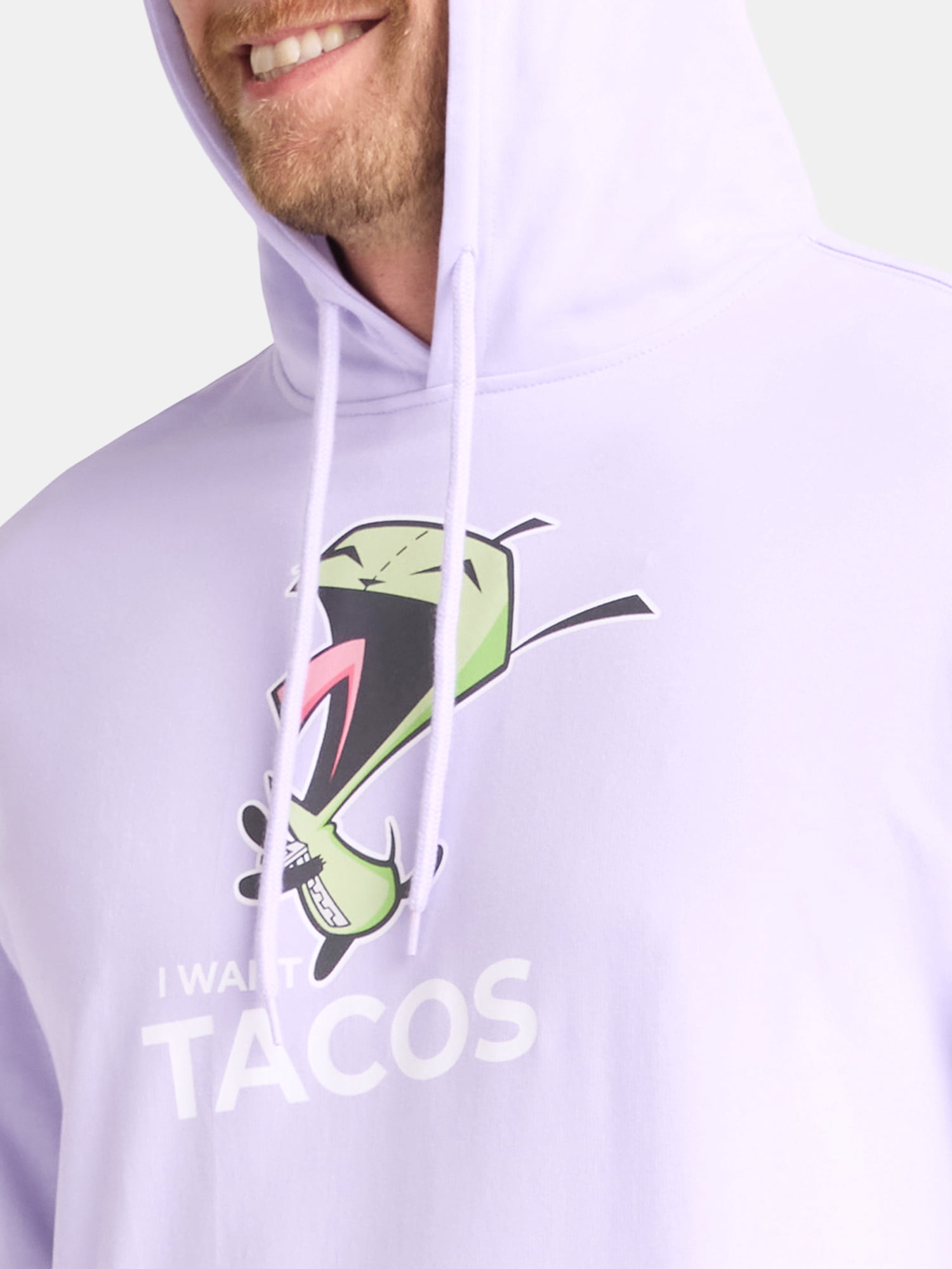 Invader Zim Men's and Big Men's French Terry Graphic Hoodie, Sizes XS-3XL