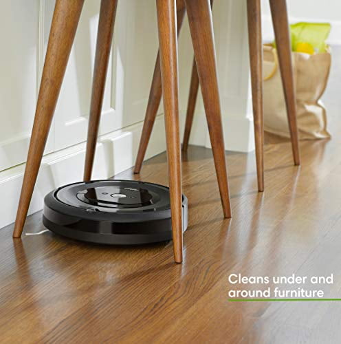 iRobot Roomba E5 (5150) Robot Vacuum - Wi-Fi Connected, Works with Alexa, Ideal for Pet Hair, Carpets, Hard, Self-Charging Robotic Vacuum, Black