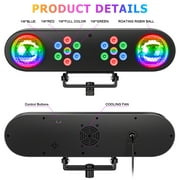 Wondnuga Mini DJ Light with Stand- Tripod - RGB Sound-Activated Remote Control for Party/Stage/Wedding/Parties