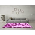 thumbnail image 3 of Ahgly Company Indoor Square Abstract Pink Modern Area Rugs, 8' Square, 3 of 4