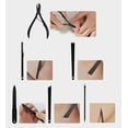 thumbnail image 5 of Juego de cortaúñas de acero inoxidable de alta precisión, kit de pedicura, lima de uñas, tijeras de uñas afiladas y cortaúñas, kit de manicura y pedicura, uñas de manos y pies con estuche portátil ele, 5 of 5