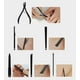 thumbnail image 5 of Juego de cortaúñas de acero inoxidable de alta precisión, kit de pedicura, lima de uñas, tijeras de uñas afiladas y cortaúñas, kit de manicura y pedicura, uñas de manos y pies con estuche portátil ele, 5 of 5