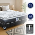 thumbnail image 4 of Paquete Colchón individual + Box + Almohadas Peach Feel + Protector + Sabanas + Osito Spring Air Smith, 4 of 9