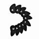 thumbnail image 5 of 10 piezas de funda protectora de cabeza de taco de palo de golf de neopreno duradero con letras numéricas (negro), 5 of 15