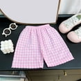 thumbnail image 2 of Gubotare Cute Shorts for Girls Girls Summer Casual Shorts High Waisted Casuals Shorts (Pink,Size 1-2 Years), 2 of 3