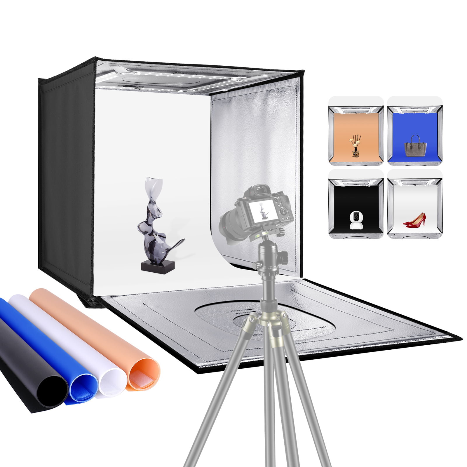 Photo Light Box Photo Studio Mini Booth Shooting Tent kit Folding Photography 