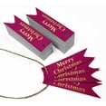 thumbnail image 3 of Inkdotpot Real Gold Foil Merry Christmas Tags Favor Hang Paper Tags 100 Pieces, 3 of 6
