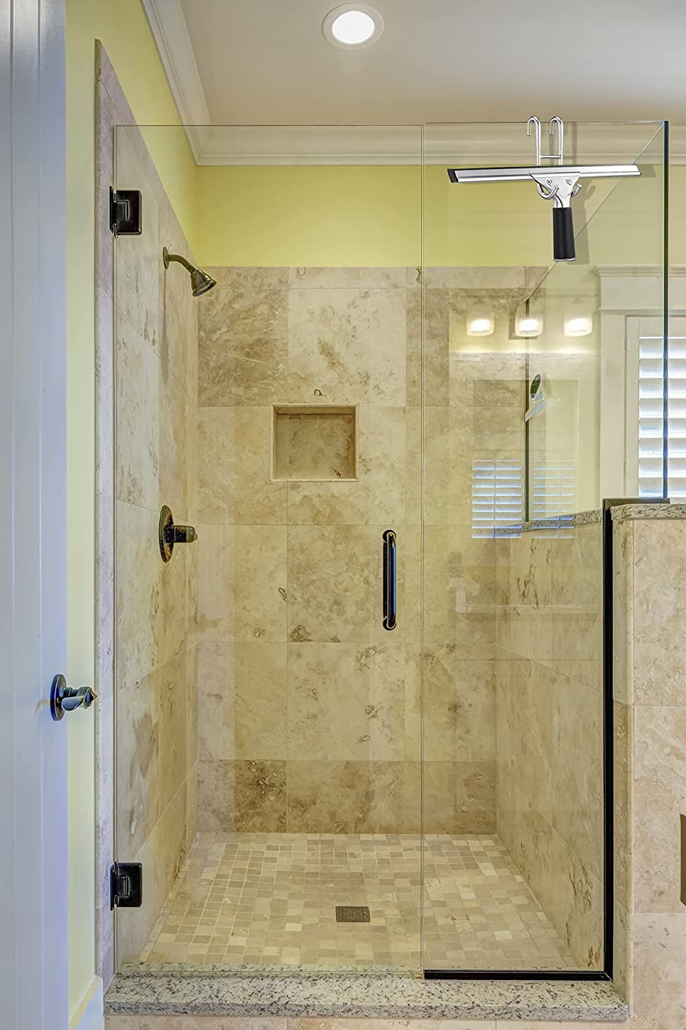 Pack Expandable Shower Door Hooks, Heavy Duty Stainless Steel Towel Hook No  Drilling Over Door Hook For Bathroom Frameless Glass Shower Door Hs