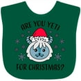 thumbnail image 3 of Inktastic Are You Yeti for Christmas with Yeti and Snowflakes Adult Boys or Girls Baby Bib, 3 of 4