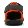 thumbnail image 2 of Dream Pairs Boys Girls Summer Athletic Sandals Kids Beach Walking Sandals 171111-K BROWN/ORANGE Size 2 Little Kid, 2 of 6