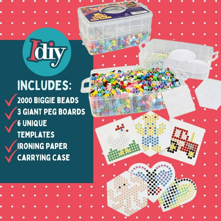 Sculpt Pro 2,000 Piece XL Giant Biggie Fuse Bead Kit- XL