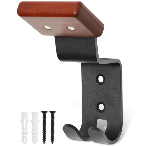 pluokvzr Motorcycle Helmet Rack Versatile Hanger Solid Helmet Holder Wall Mount Fashionable Motorcycle Gear Rack Easy to Install Helmet Hook Hanging Helmet Display Stand for Your Home