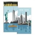 thumbnail image 1 of HomArt Large Decorative New York Black Matche Box, 1 of 1