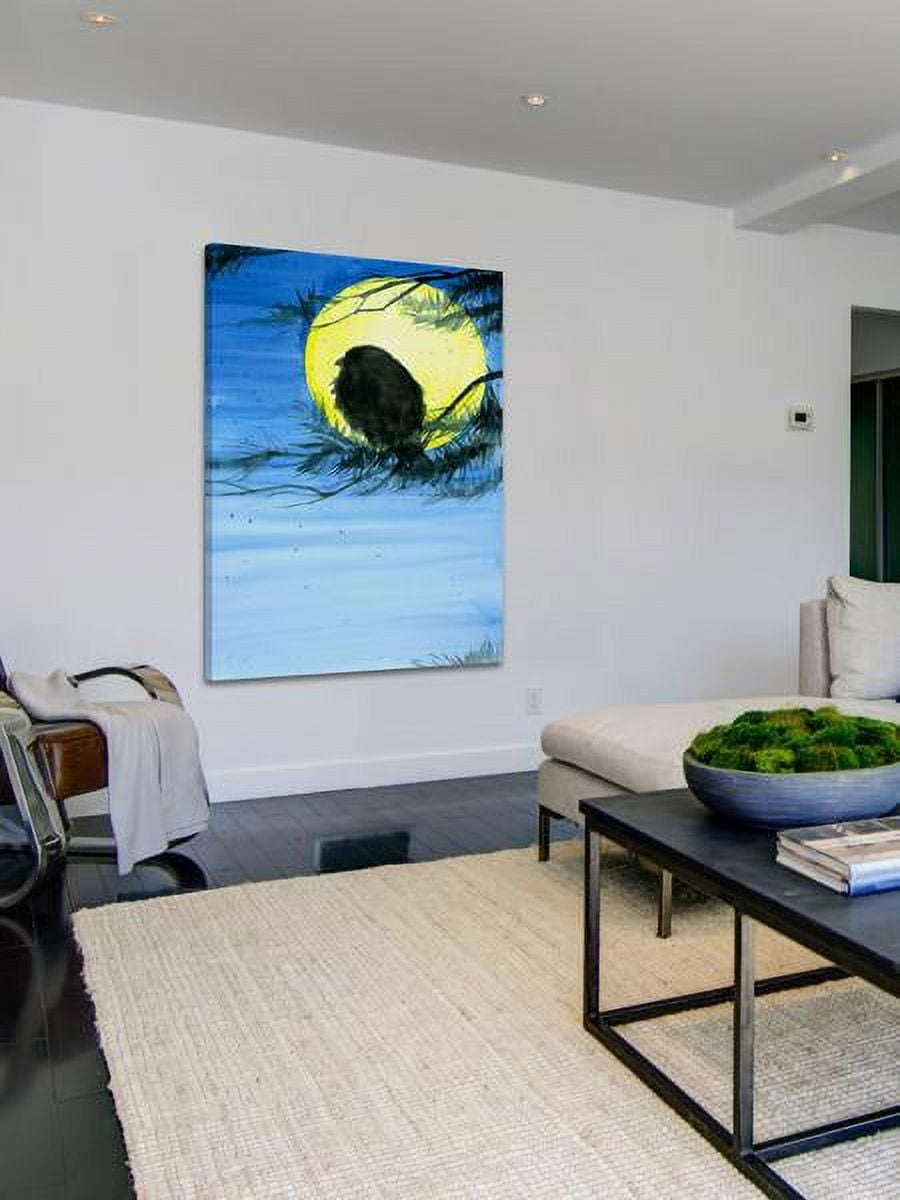 "High Moon" Painting Print on Wrapped Canvas