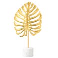 thumbnail image 2 of SOPOTUTU Iron Ornament Monstera Golden Decor for Home and Office 3Pcs, 2 of 8