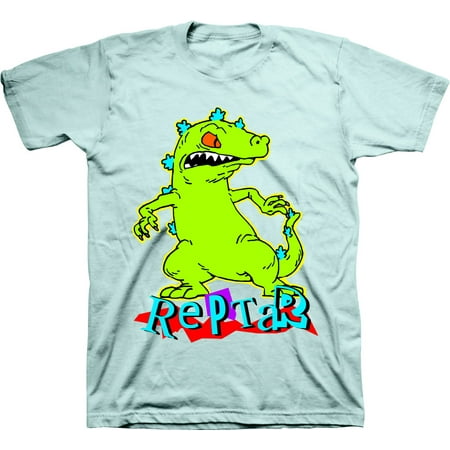 Mens Nickelodeon 90's Rugrats Shirt - Retro Nick Rugrats tee - Classic Nick Graphic T-Shirt (Celadon, Medium)