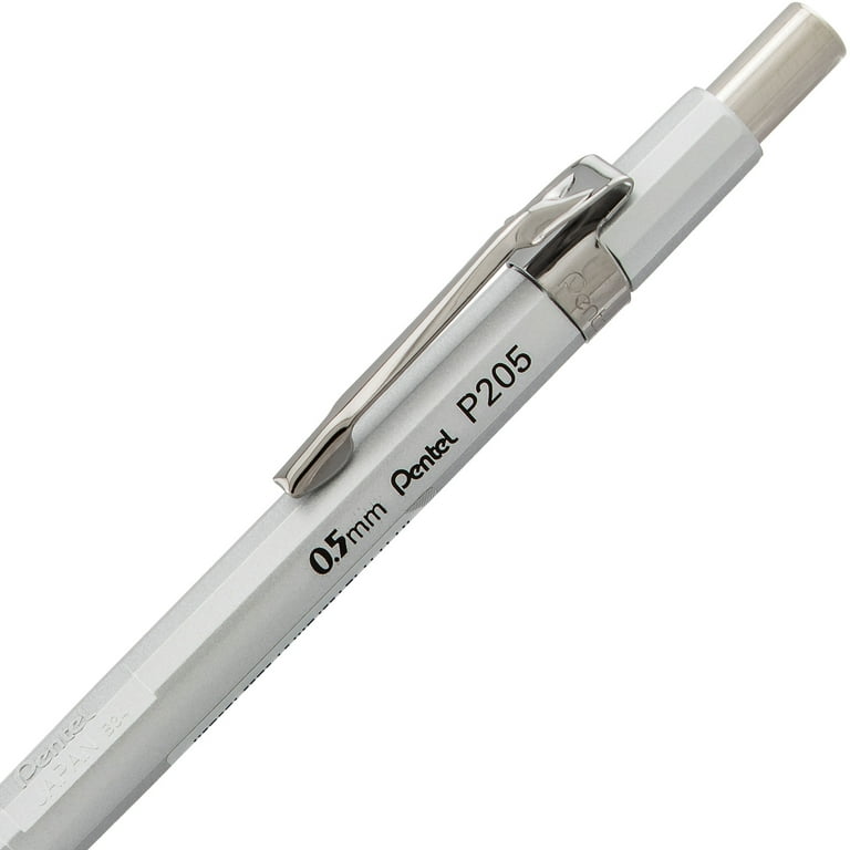 Pentel Sharp Mechanical Pencil, .5mm, Metallic Silver - Walmart.com