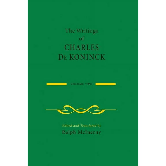 The Writings of Charles De Koninck