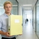 thumbnail image 4 of File Box Thickened Polypropylene Office Supplies Foldable A4 Retros-Style Document Box Plastic File Storage Box, 4 of 6