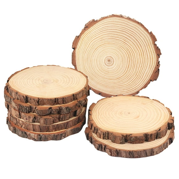 Madera de pino natural GNIEMCKIN, 20-23 cm, manualidades, 8 unidades