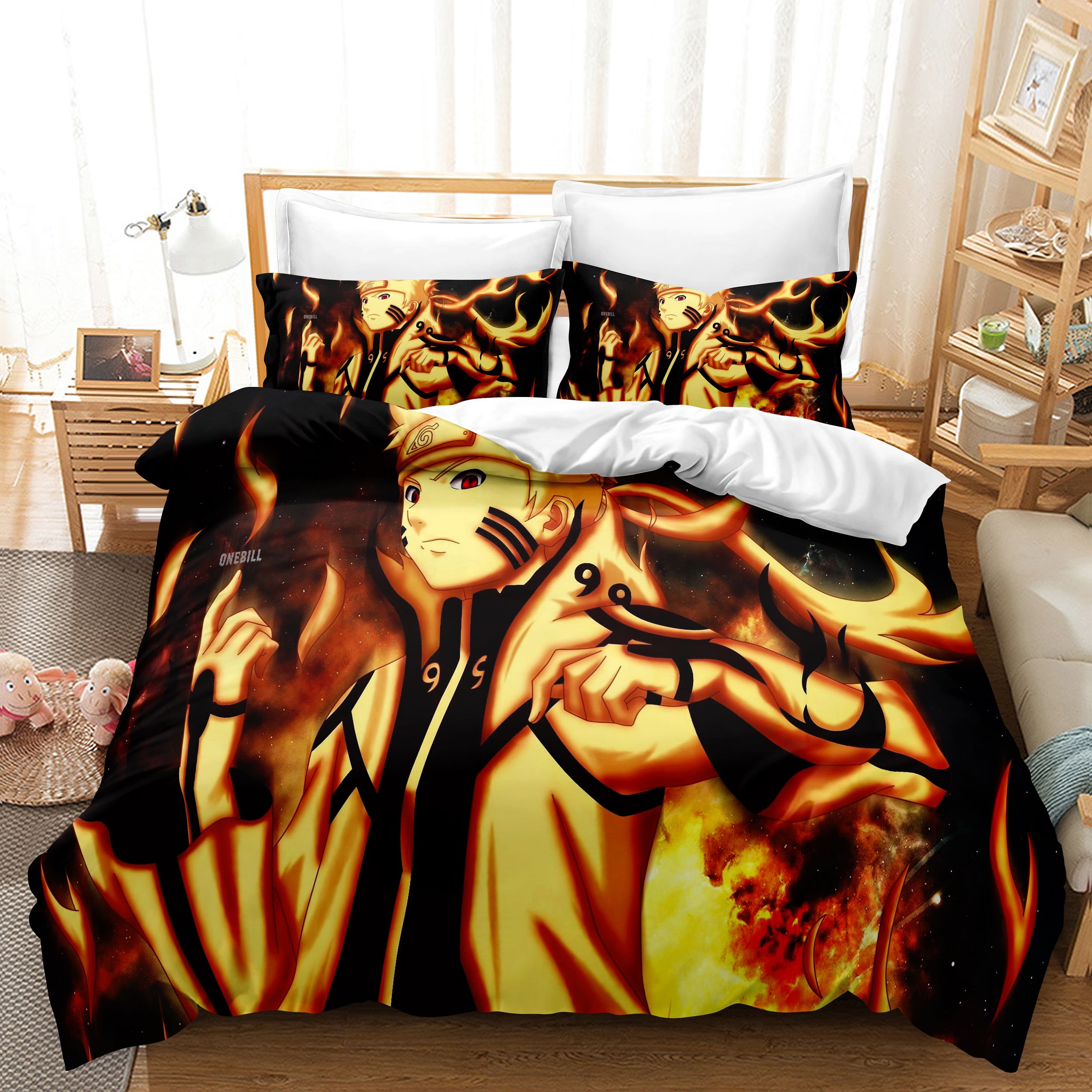Bedding Set 3D Skull Printing Quilt Bed Duvet Cover Queen King Size Pillow Case 