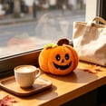 thumbnail image 4 of Zznnkj Halloween Plush Pumpkin Doll, Soft Stuffed Orange Pumpkin Toy, Cute Spooky Plushie Gift for Holiday Decor, 4 of 5