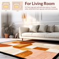 thumbnail image 2 of ODIKA 4'x6' Machine Washable Non-Slip Area Rug, Abstract Earthy Geometric High Traffic Rug, Beige, 146272, 2 of 7