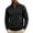 Black, variant on Men's Sweatshirts Henley Long Sleeve Casual Solid Half Button Pullover with Chest Pocket S-3XL