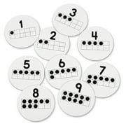 Learning Resources 10 on the Spot Ten Frame Game - Math Manipulatives, Ages 5+