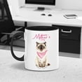 thumbnail image 5 of Happy Mother's Day Ragdoll Love Cat Mom Heart Flower 11oz Accent Two-tone Mug Cat Lover Kitten Owner Gifts Idea Coffee Tea Cup - 12004, 5 of 5
