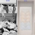 thumbnail image 4 of Laklulu Organizador colgante de doble cara para ropa interior, ropa interior, ropa interior, almacenamiento de armario, percha giratoria, bolsa de almacenamiento para sujetador, ropa interior,, 4 of 5