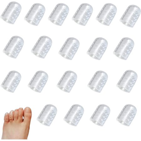 Silicone Anti-Friction Toe Protector  Silicone Toe Protectors  Silicone Breathable Toe Covers (20Pcs Little Thumb)