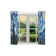 thumbnail image 3 of MYPOP Starry Night Window Curtain Kitchen Curtain 26x39 inches (Two Pieces), 3 of 3